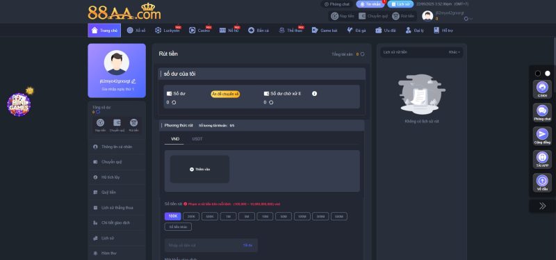 Rút tiền 88AA Nhanh Chóng - Hướng Dẫn Chi Tiết Cho Người Chơi Mới