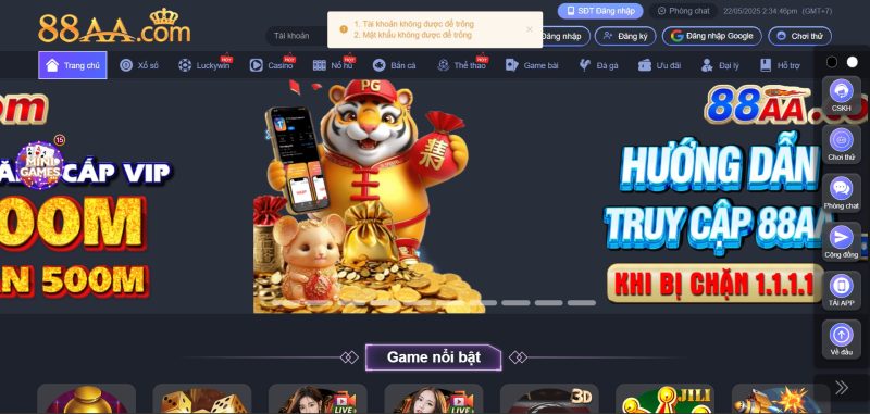 Đăng Nhập 88AA – Truy Cập Tài Khoản Nhanh, Bảo Mật Tuyệt Đối 2025